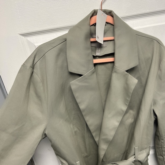 Belted Jacket in Sage - Picture 6 of 6